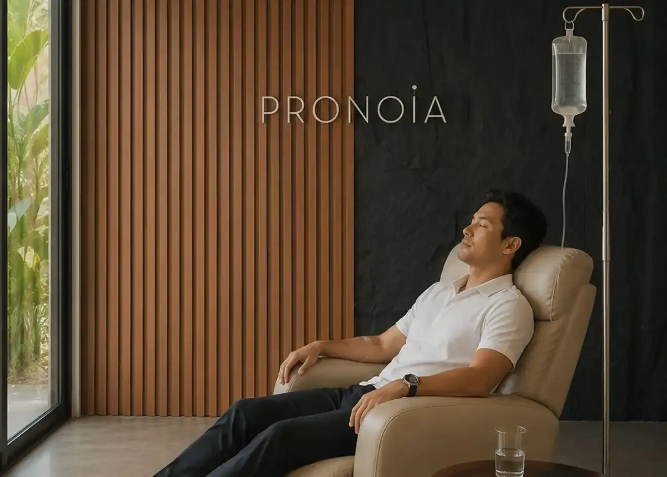 Recovery zone at Pronoia — contrast therapy