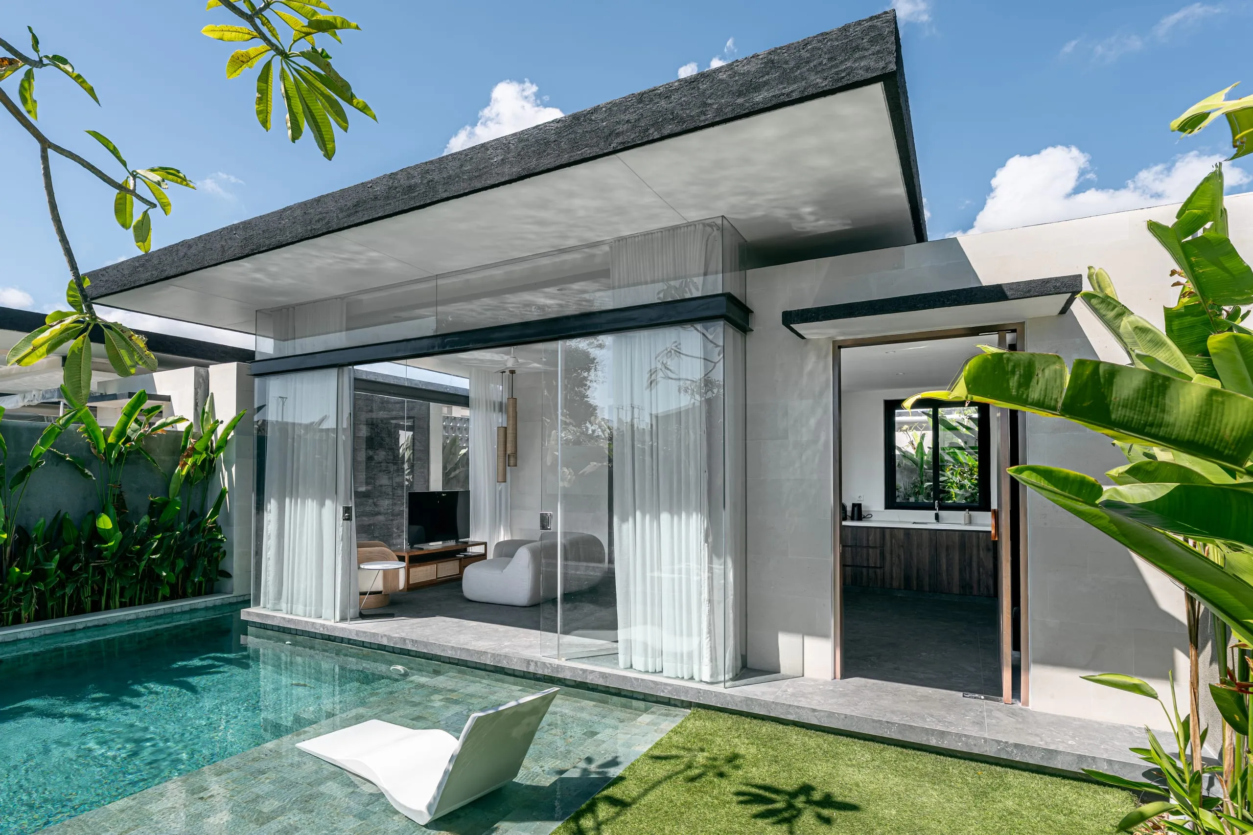 Completed Pronoia one-bedroom villa, Jimbaran — professional photography