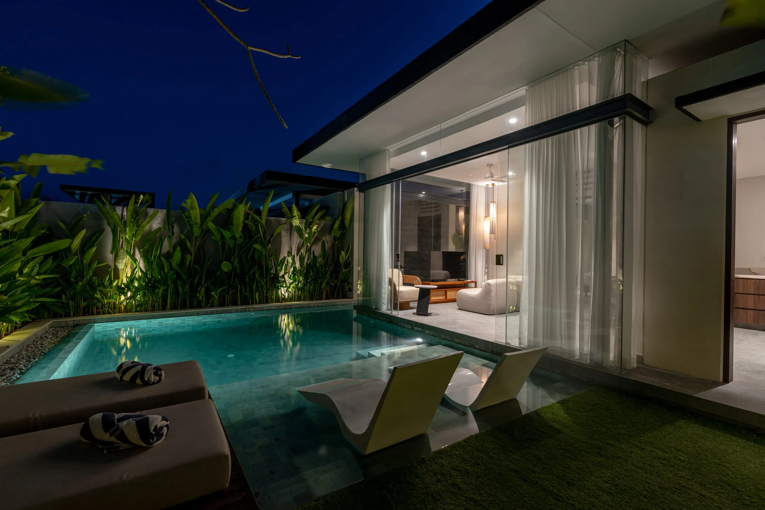 Completed Pronoia one-bedroom villa, Jimbaran — professional photography