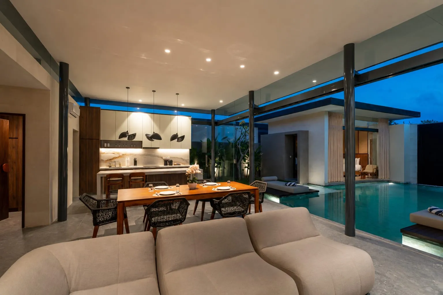 Completed Pronoia two-bedroom villa, Jimbaran — professional photography