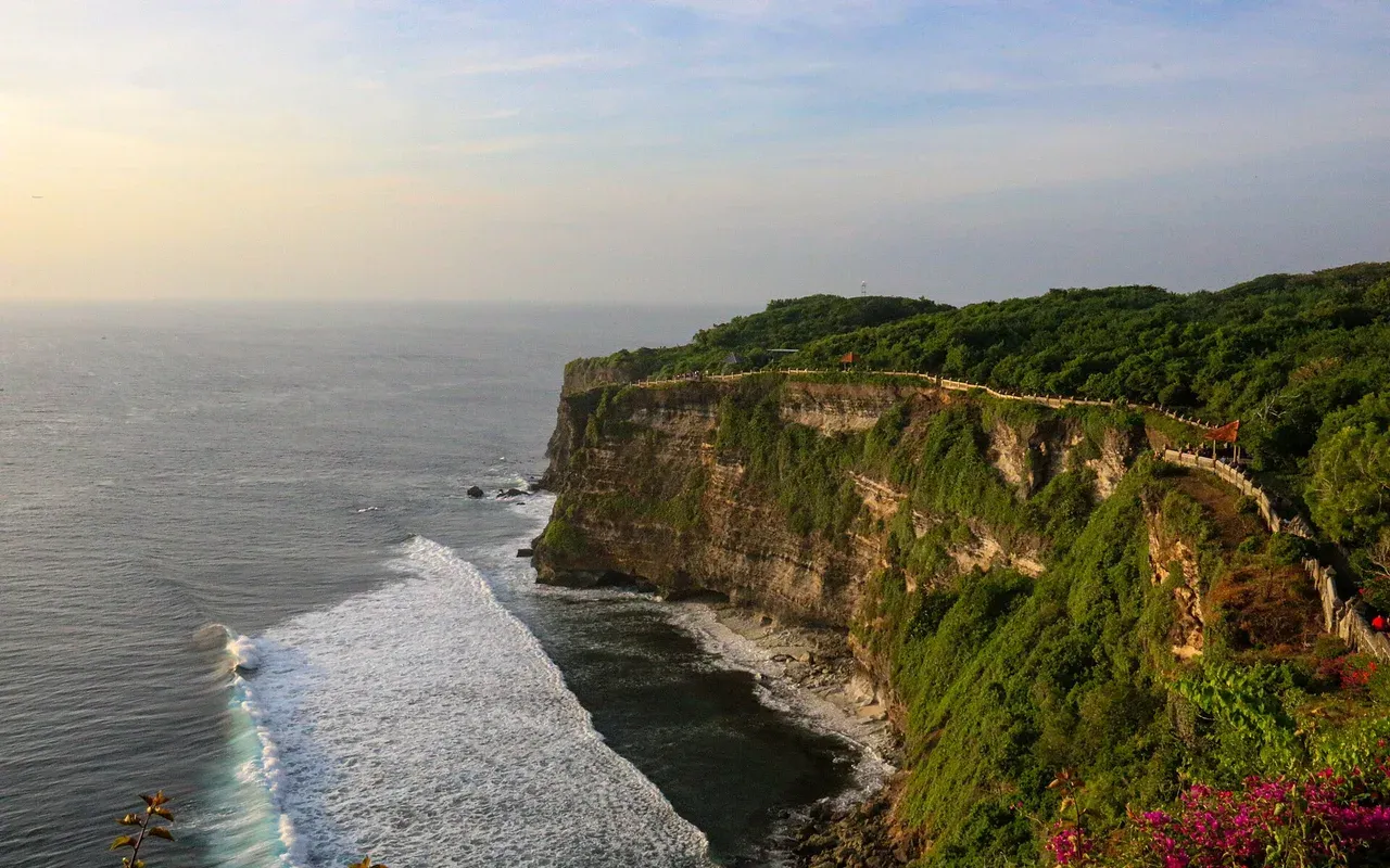 Cliffs at Uluwatu Temple, Bali