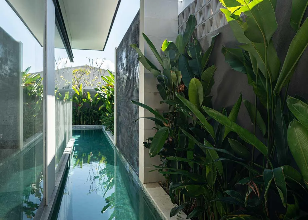 Pronoia one-bedroom villa — private pool and garden (completed Phase 1 photography)