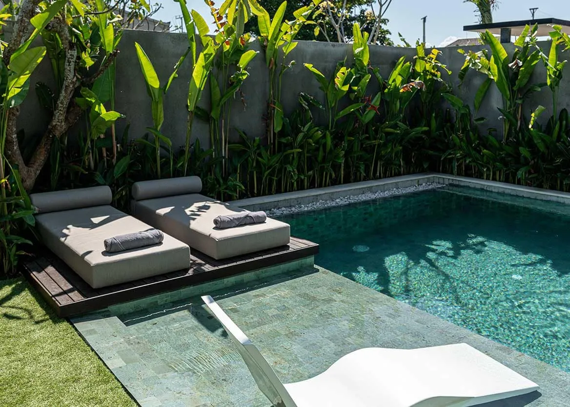 Pronoia one-bedroom villa — private pool and garden (completed Phase 1 photography)
